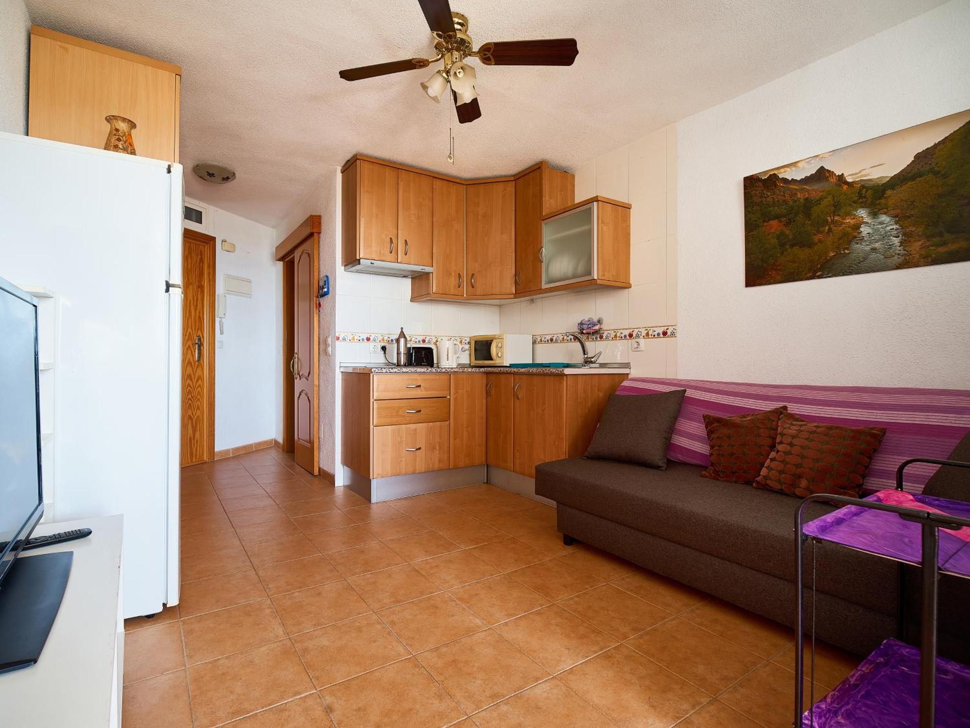 Lovely Studio With Seaview 700M From The Beach La Cala Del Moral Екстер'єр фото